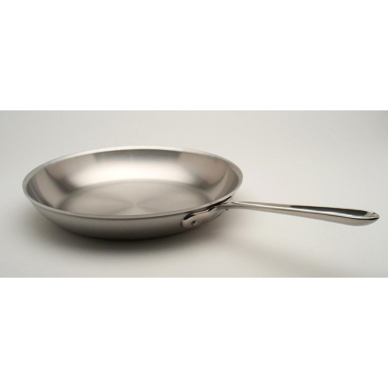 AllClad MC2 Stainless 10Inch Fry Pan BBQGuys