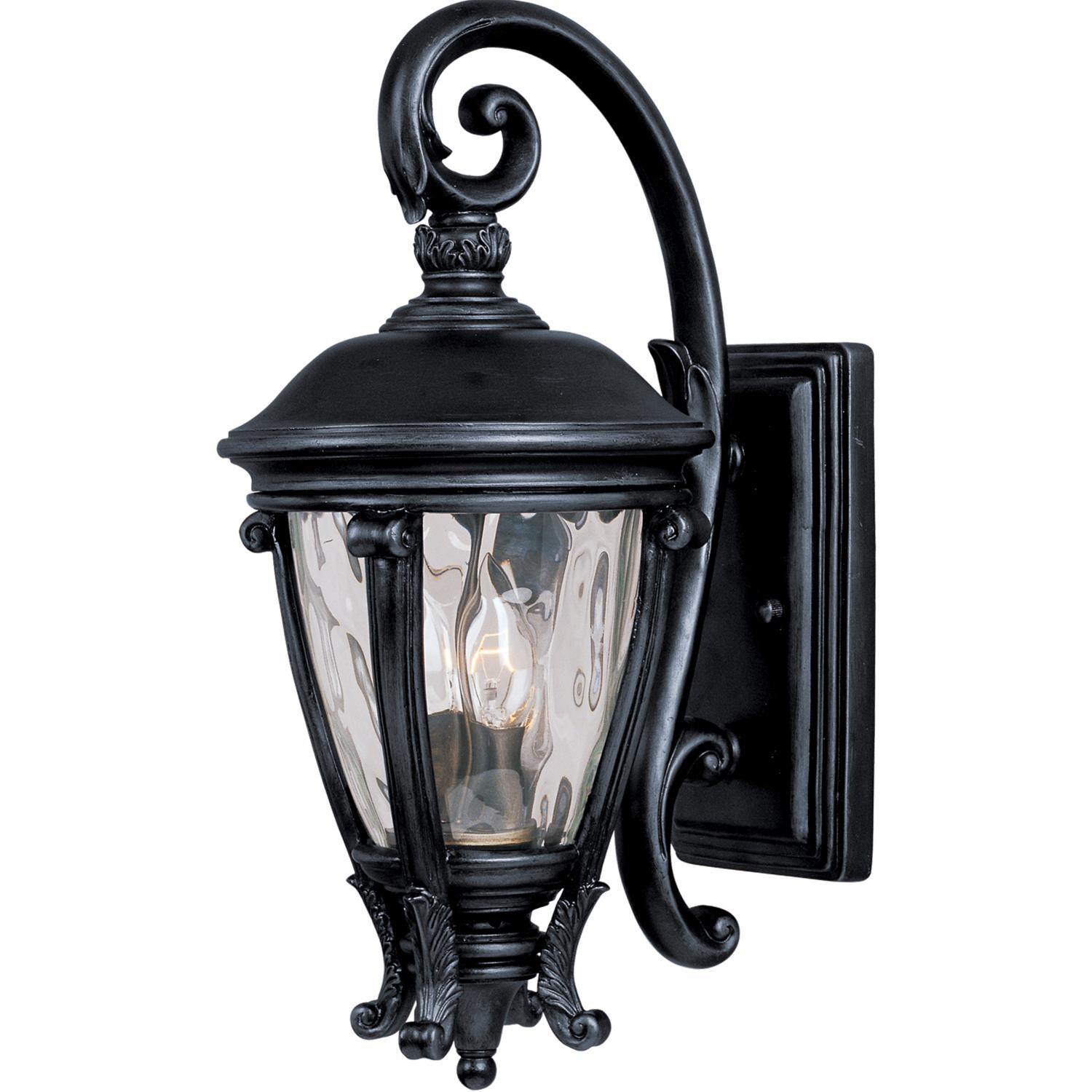 Maxim Camden VX Two Light 19-Inch Outdoor Wall Light - Black - 41424WGBK