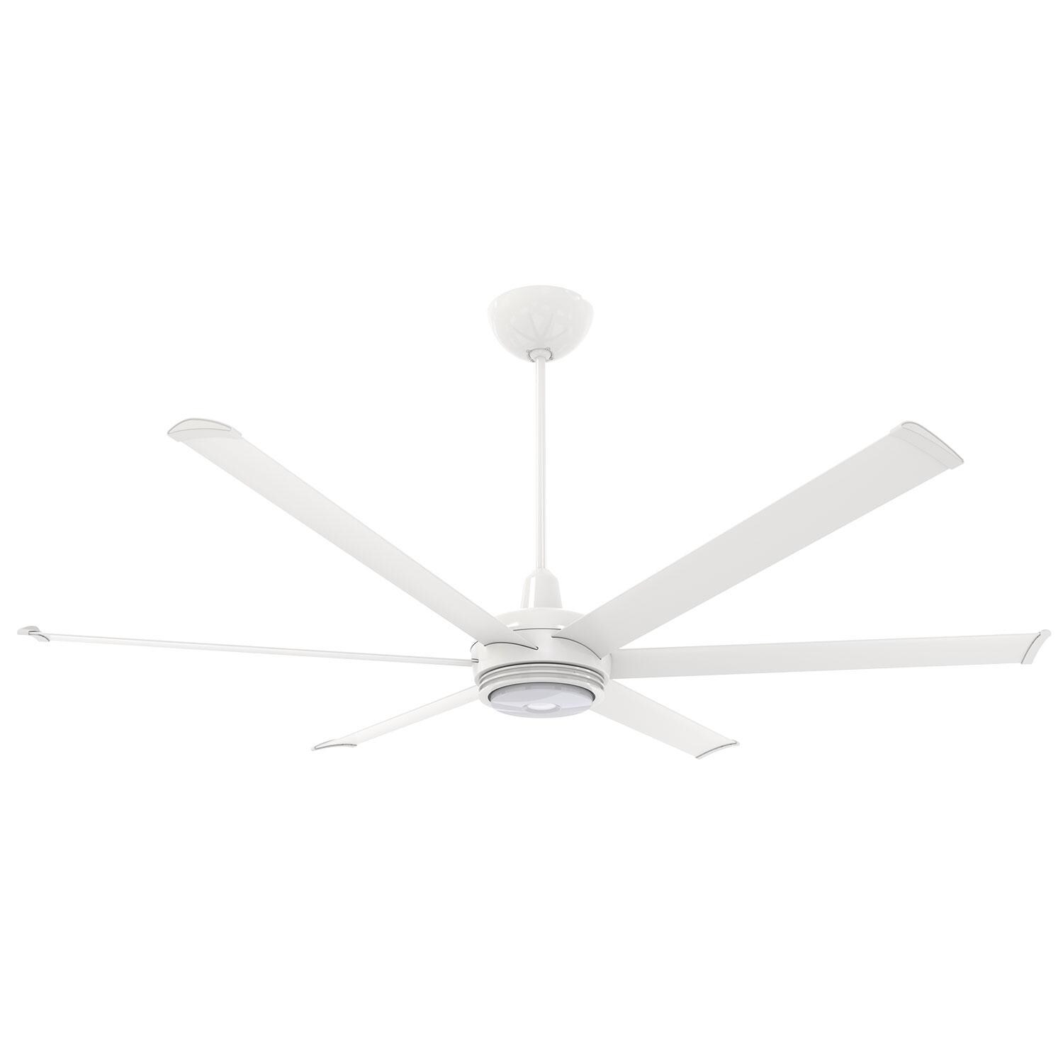 Big Ass Fans MK-ES62-062306A787I20S2 72-Inch es6 Ceiling Fan Kit Universal Mount W/ 20-Inch Ext Tube & LED White - W/ Light (Sold Seperately) thumbnail