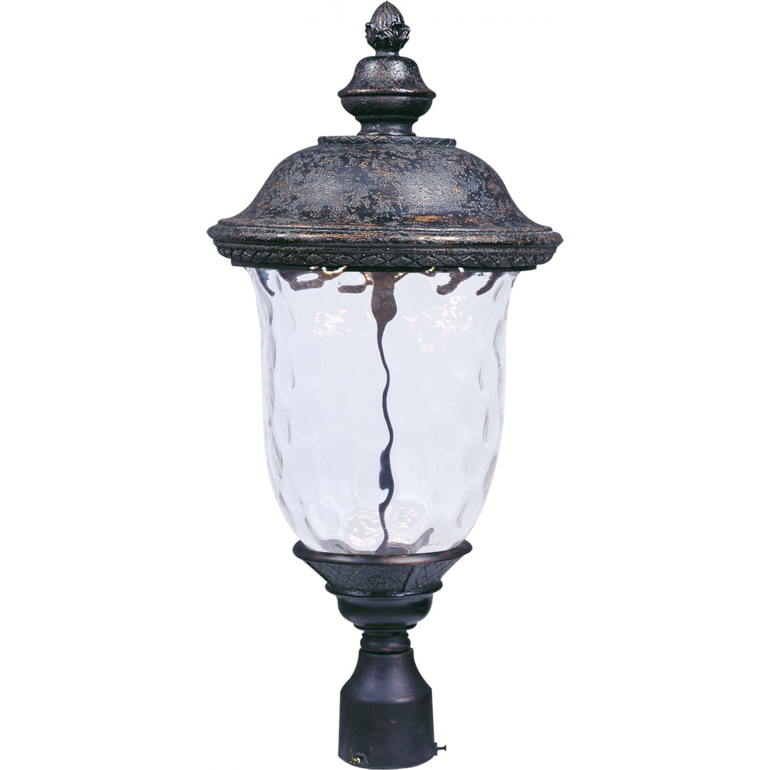 Maxim Carriage House LED 55420WGOB 12W 26-Inch One Light LED Outdoor Post Light - Oriental Bronze thumbnail