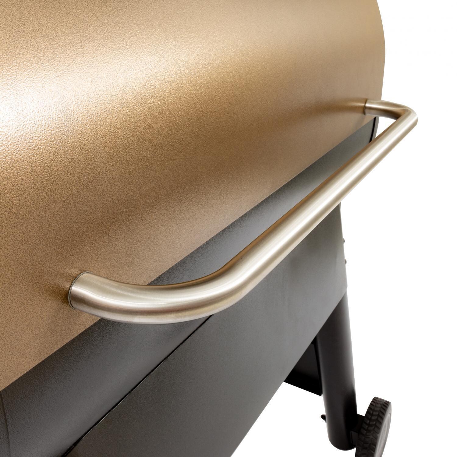 Traeger TFB57GLE Pro 575 Bronze Wood Pellet Grill - Handle - Detail thumbnail