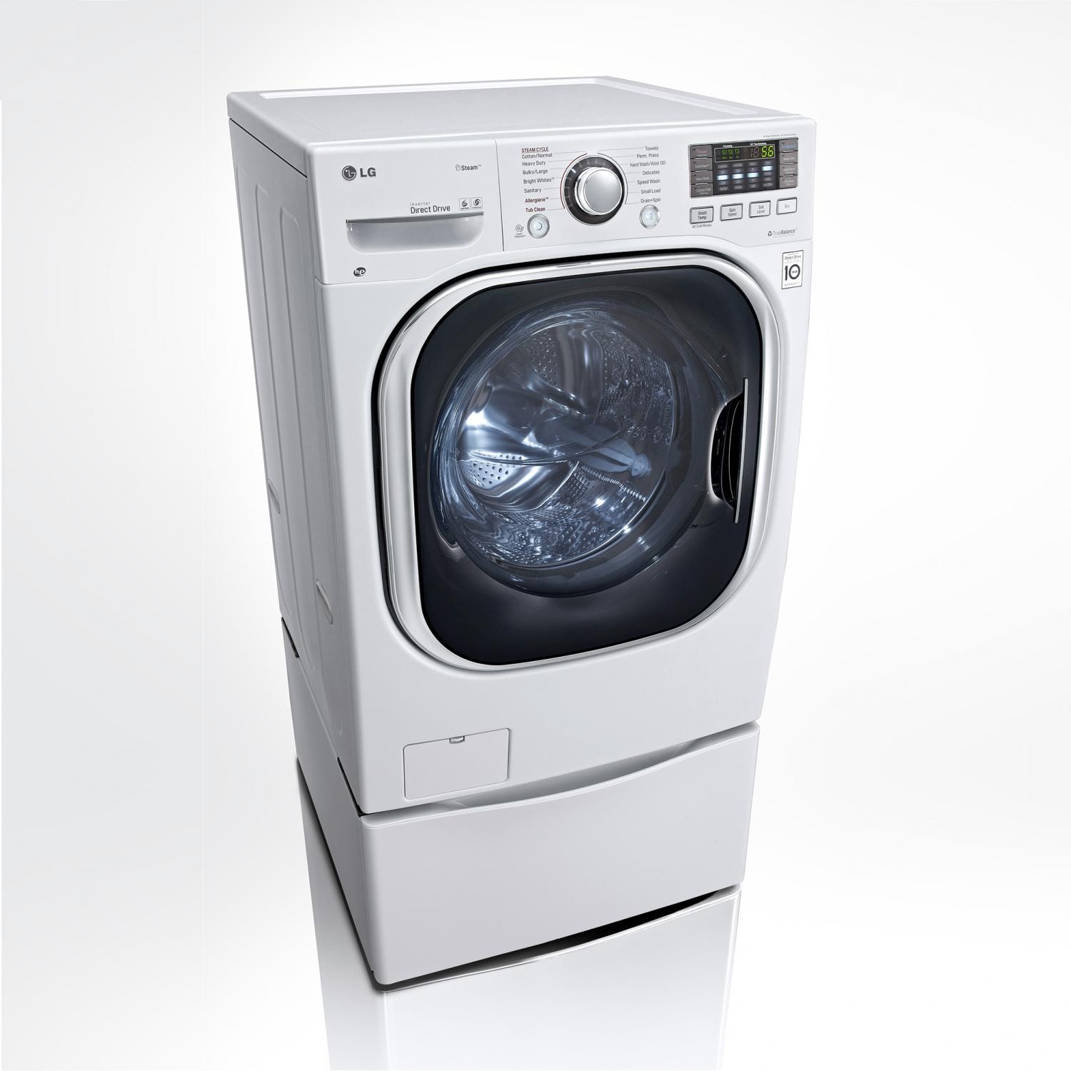 LG WM3997HWA 4.3 Cu. Ft. Front Load Ventless Washer / Dryer White