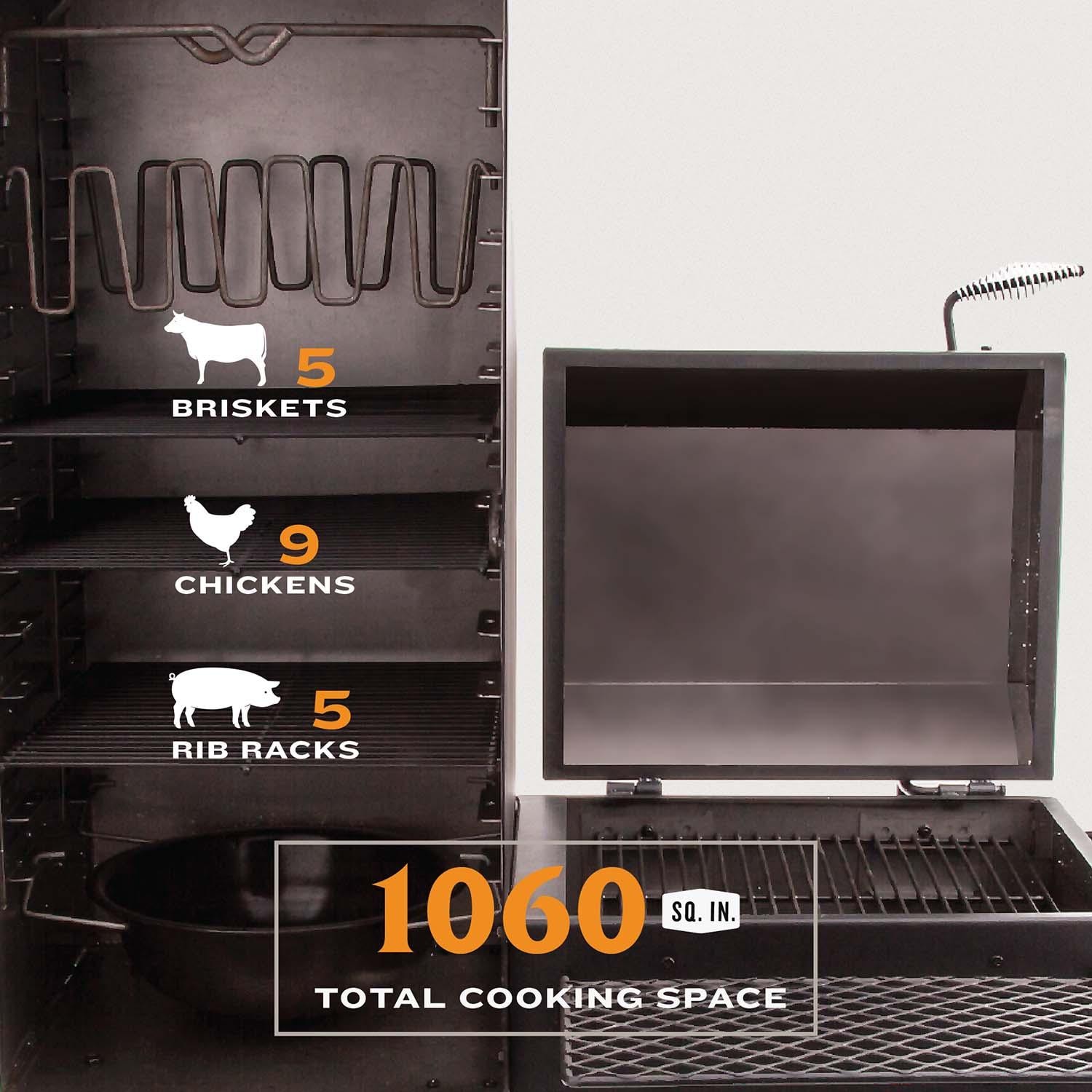 Oklahoma Joe's Bandera Offset Smoker - 16202020 : BBQGuys