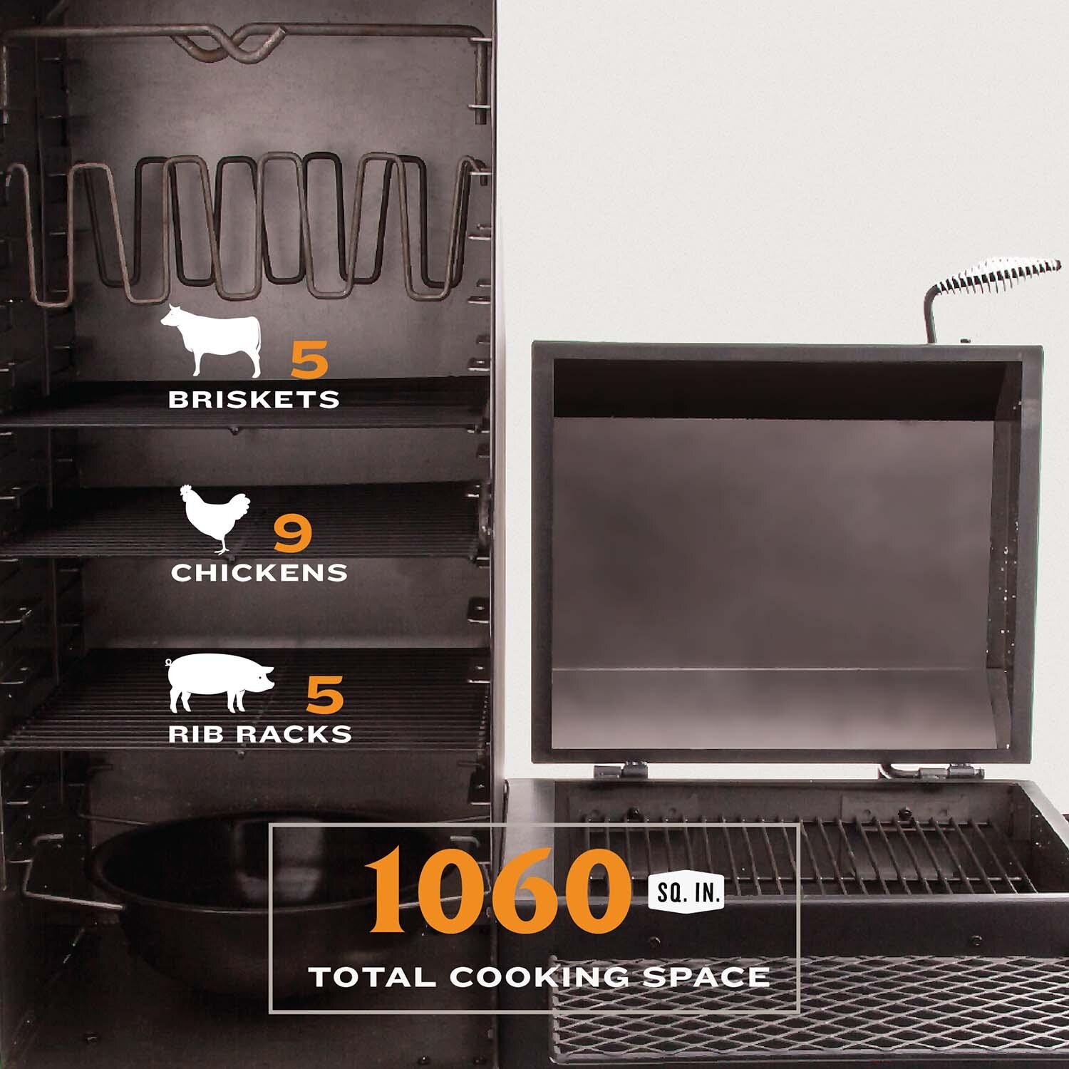 Oklahoma Joe's 16202020 Bandera Offset Smoker - Capacity - Detail thumbnail