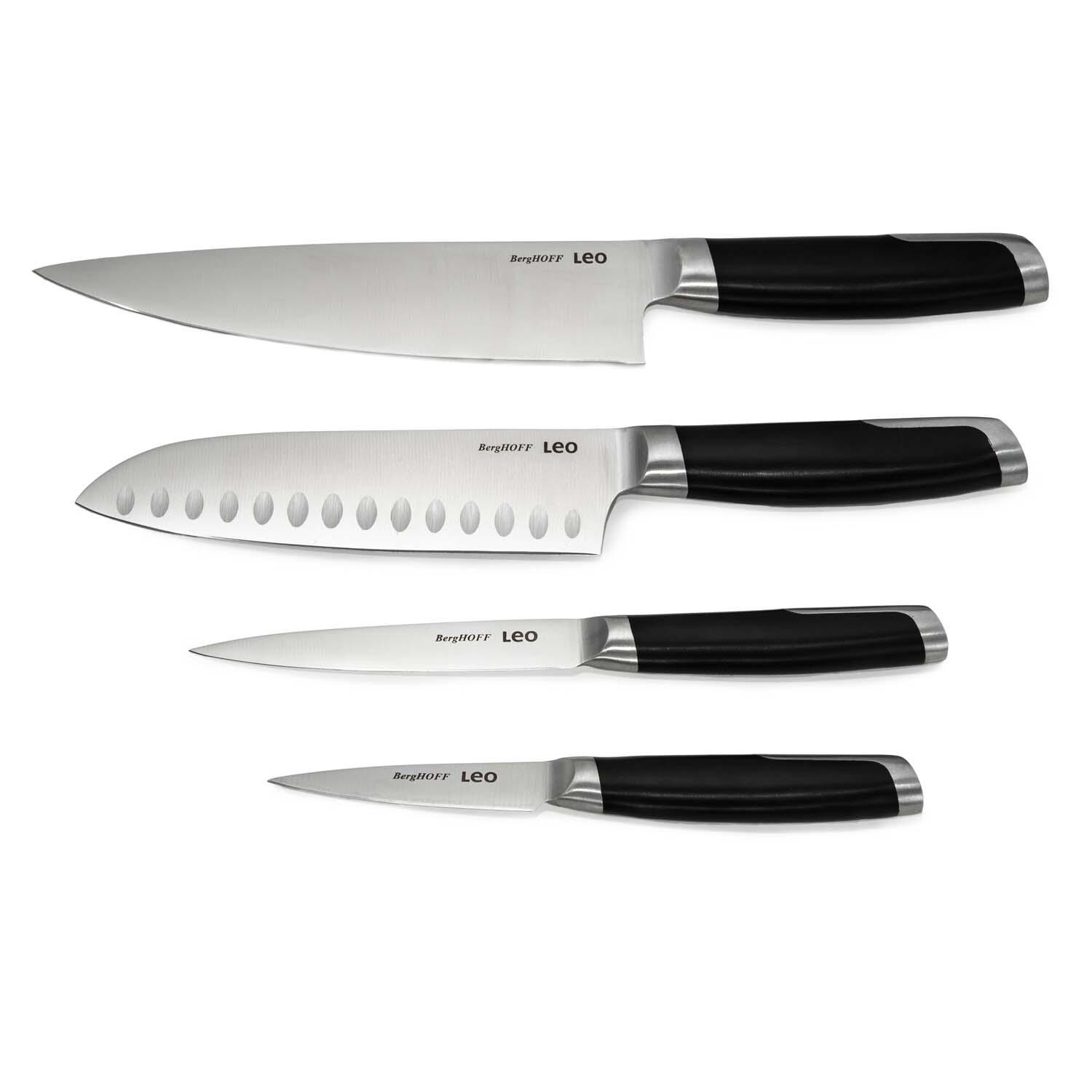 BergHOFF Leo Graphite 4 Pc Stainless Steel Cutlery Set - White Background thumbnail