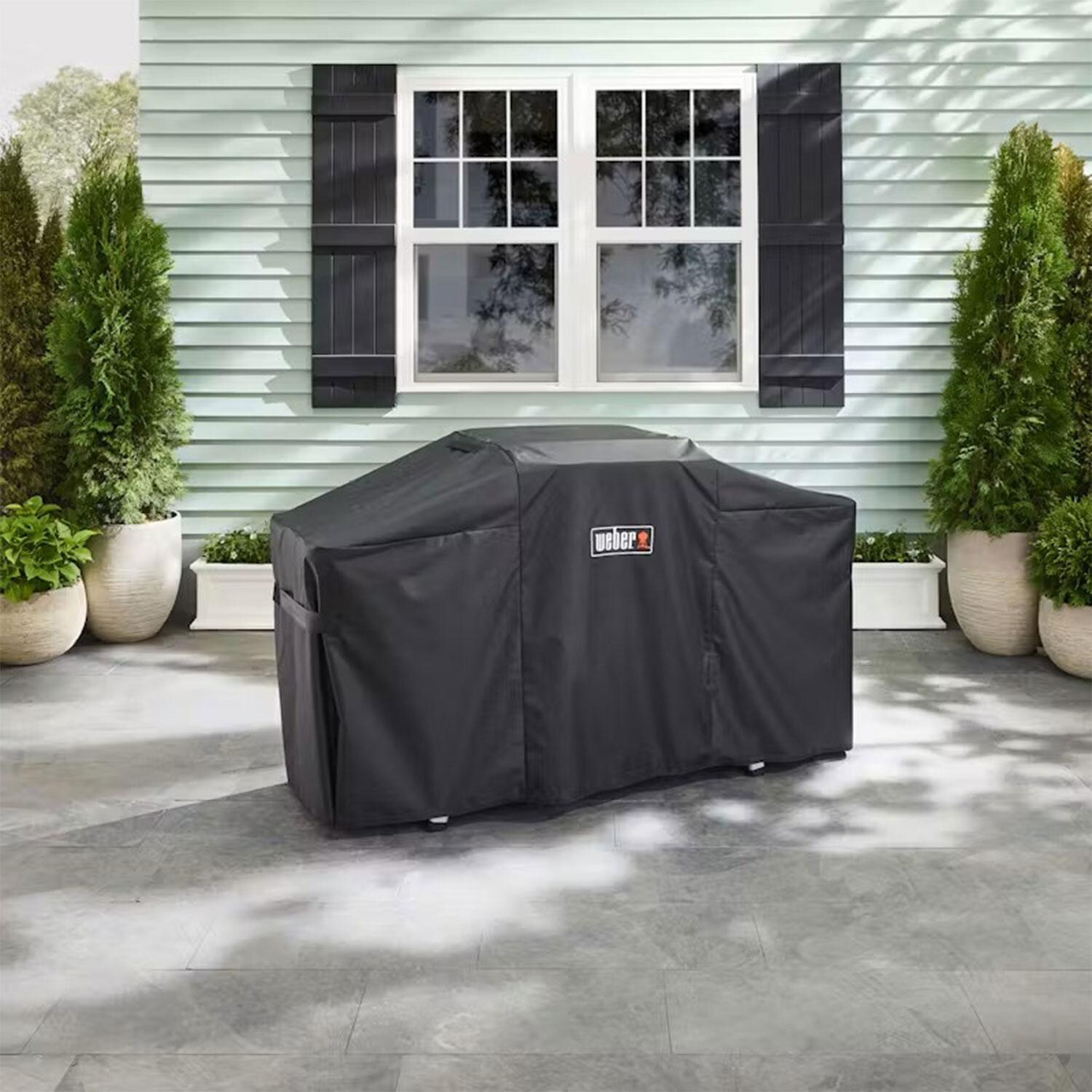 Weber 3400122 Premium Grill Cover for Weber Traveler 17 Inch and 22 Inch Portable Griddles thumbnail