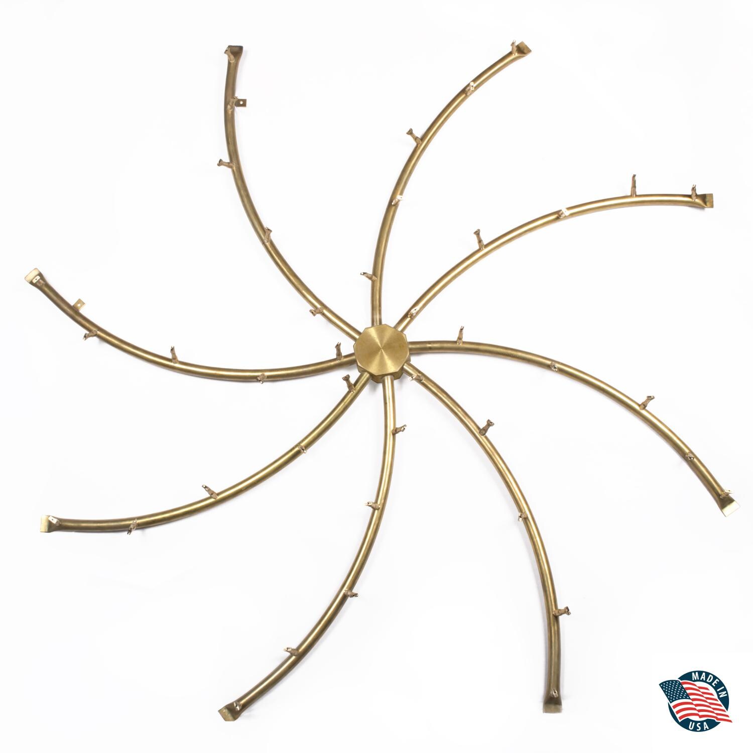 The Outdoor Plus 48-Inch Brass S Bullet Burner