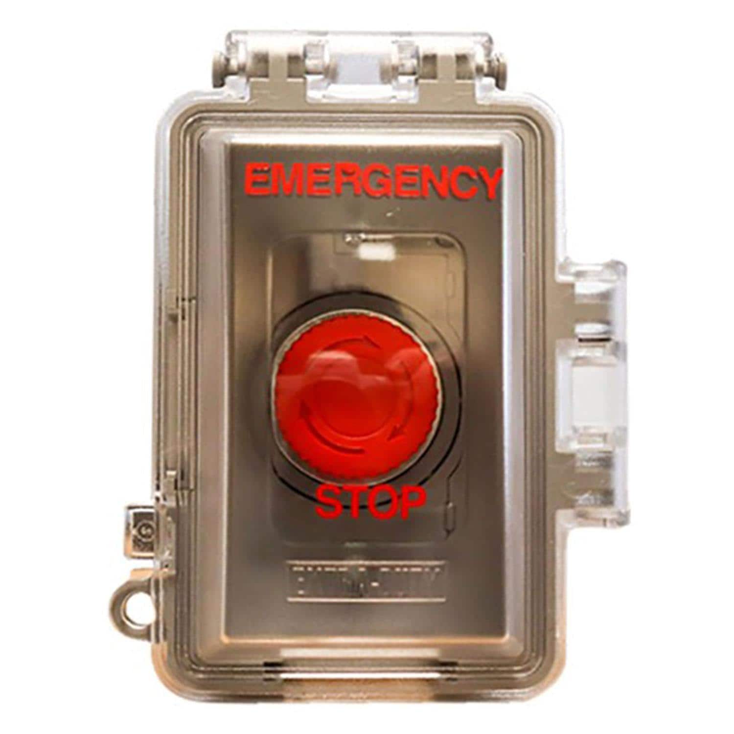 Warming Trends Emergency Stop Push Button w/ Weather-Proof Lift Cover