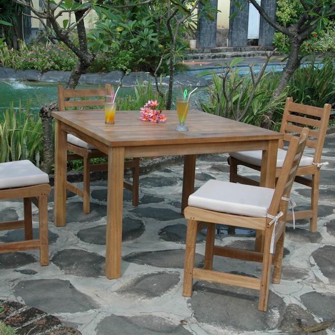 Anderson Teak Montage Windham 4-Person Teak Patio Dining Set