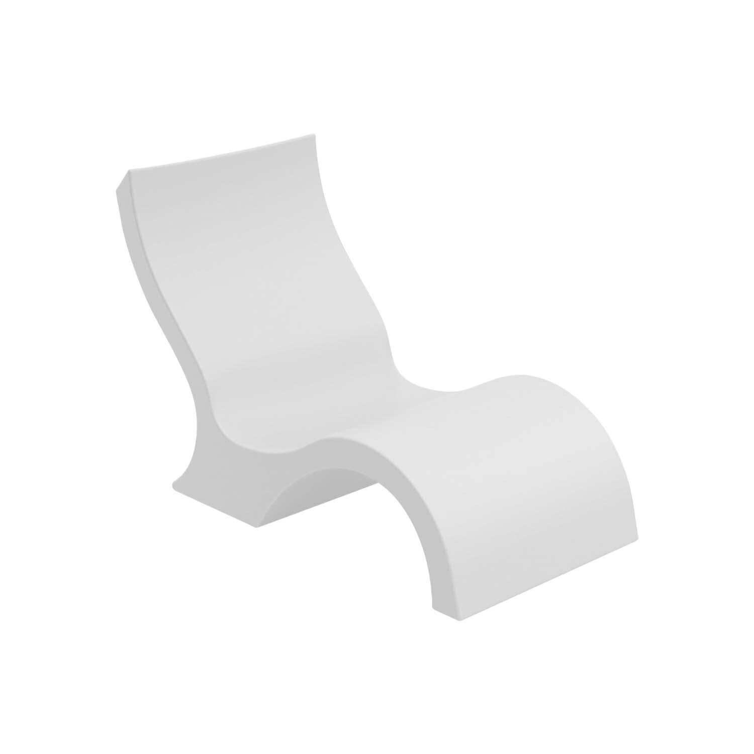 Ledge Lounger Signature Lowback In Pool Lounge Chair - White - White Background thumbnail