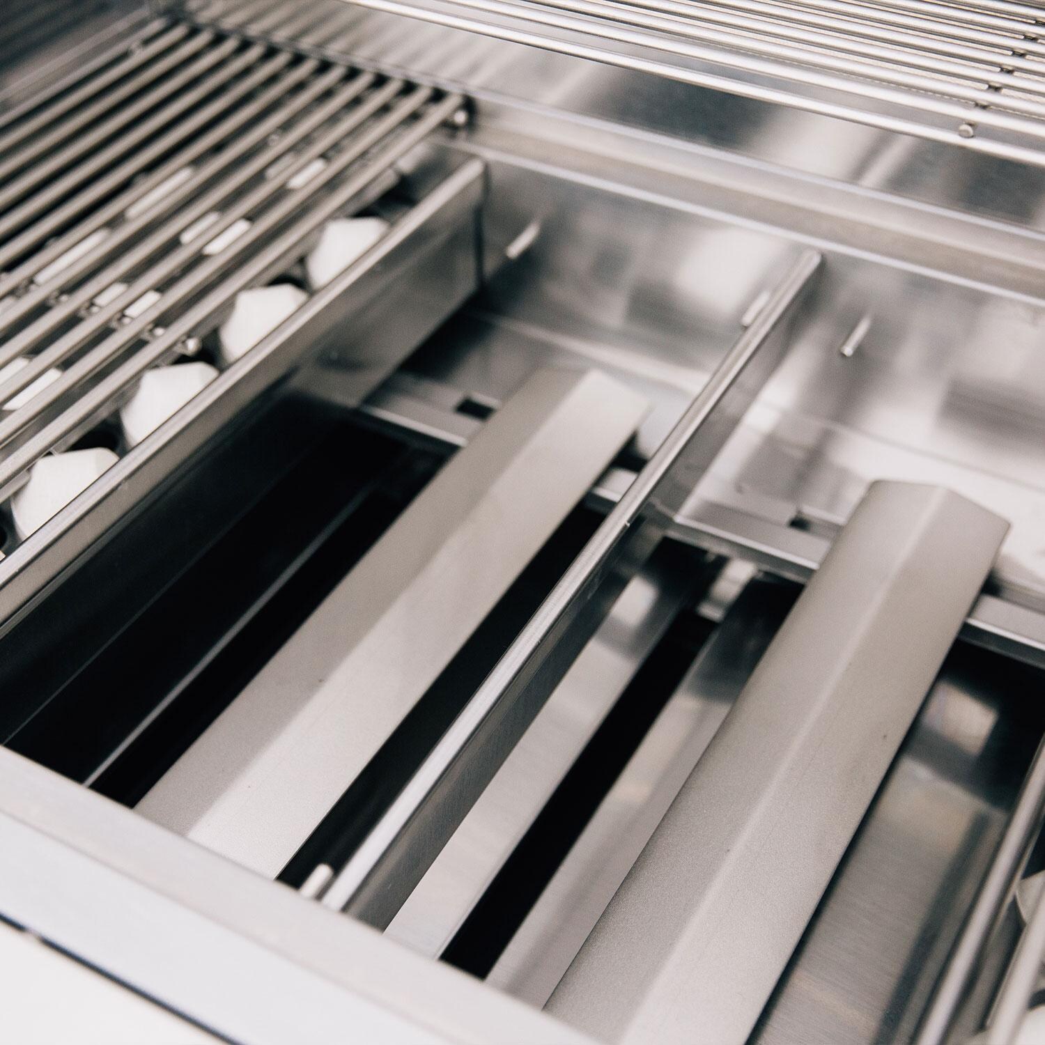 Summerset SZRPRO40 Sizzler Pro 40-in 5 Burner Built-In Natural Gas Grill w/ Rear Infrared Burner - Heat Zone Separators - Detail thumbnail