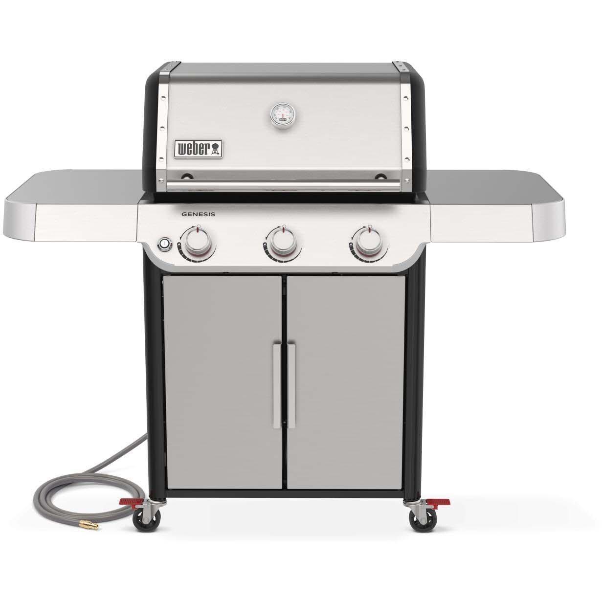 Weber 1500569 GENESIS S-315 Natural Gas Grill in Stainless Steel - Display - White Background thumbnail