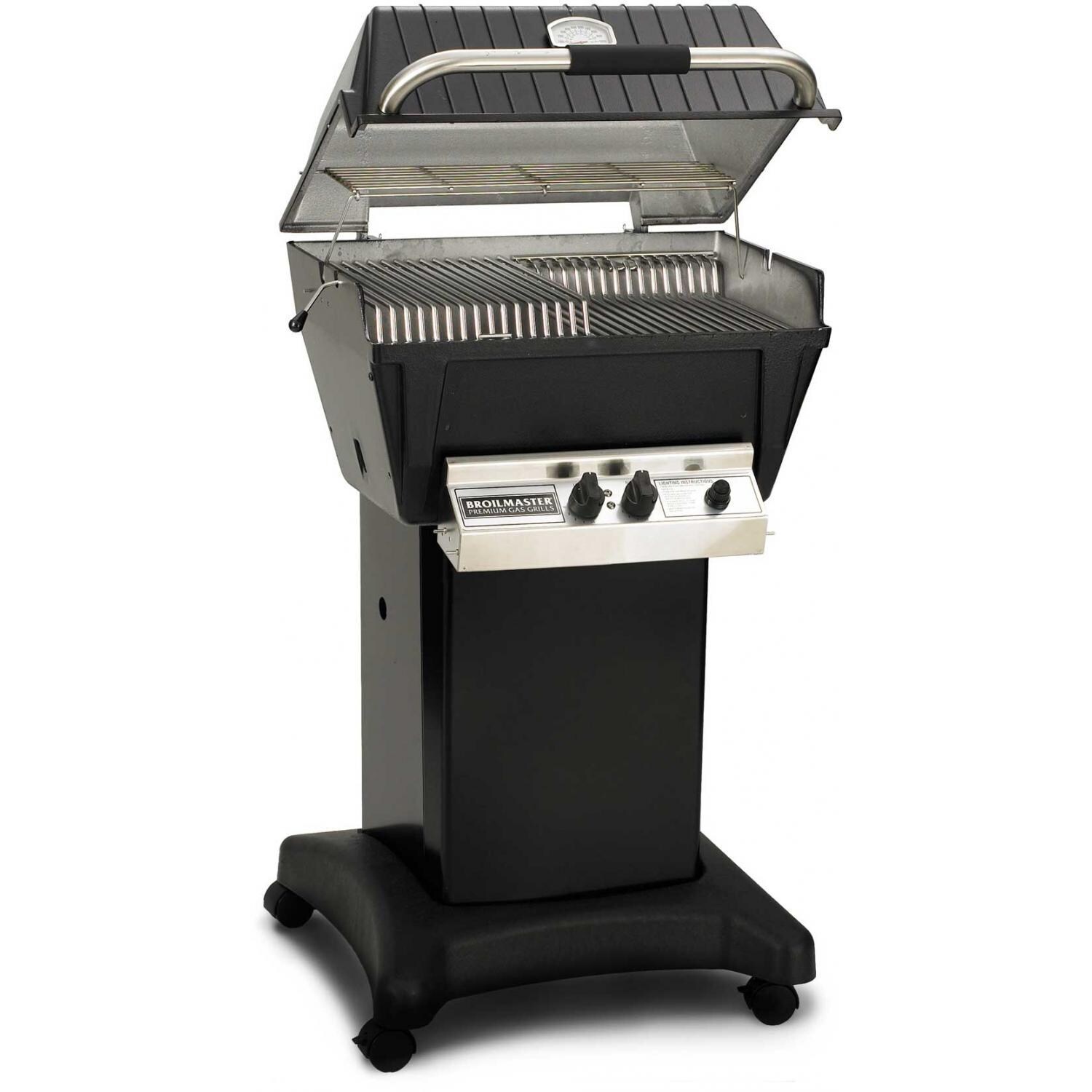 Broilmaster P4-XFN Premium Natural Gas Grill On Black Cart