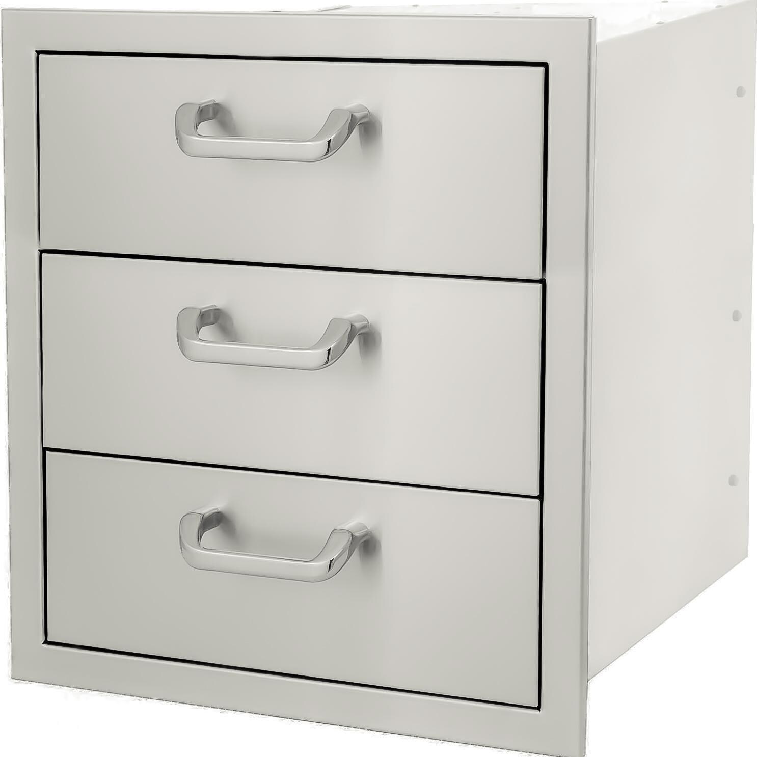 BBQGuys.com Kingston Series 20-Inch Stainless Steel Double Access Drawer With Paper Towel Dispenser thumbnail