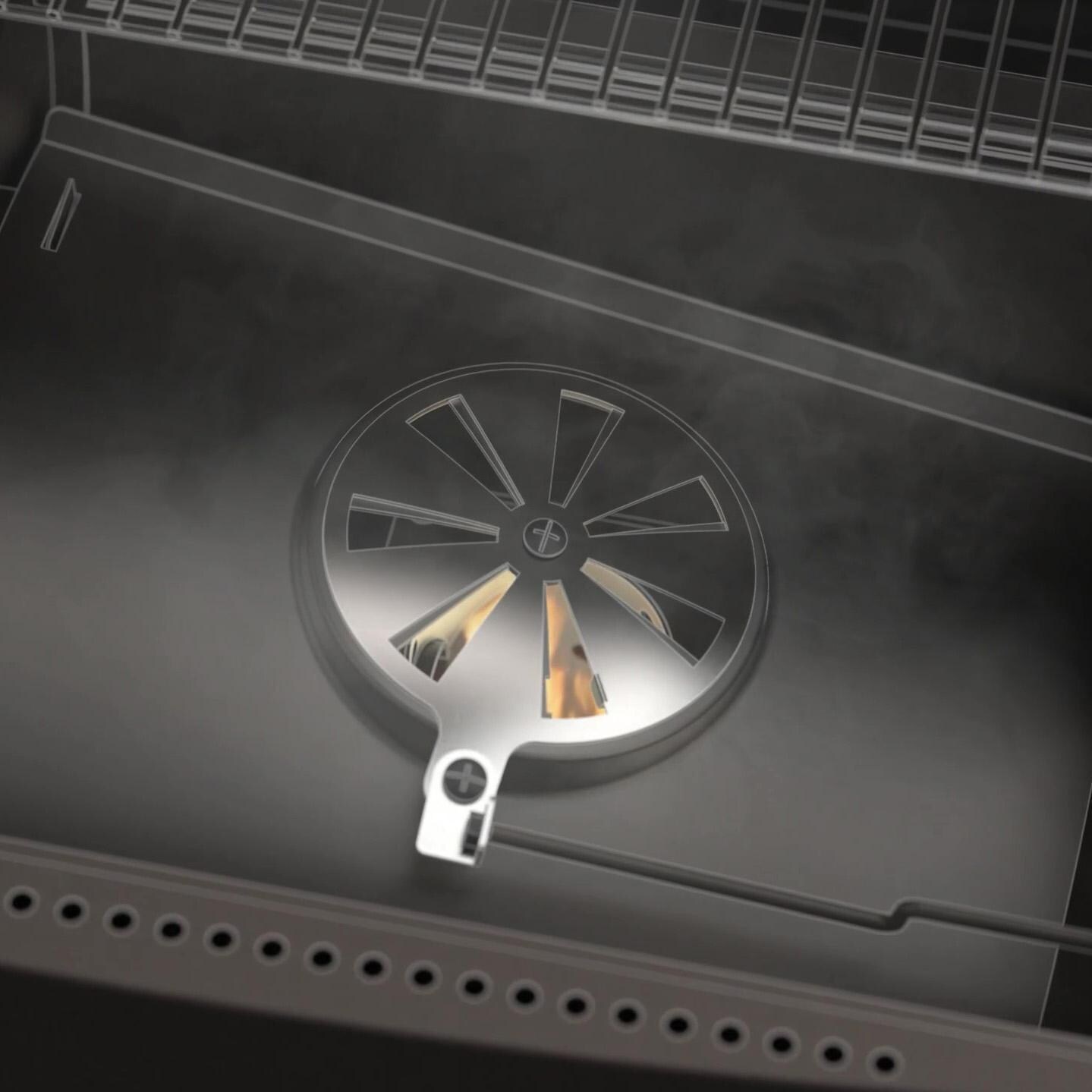 HALO HS-1005-ANA Prime300 Countertop Pellet Grill - Sear Plate - Detail thumbnail