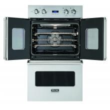 Viking Professional 7 Series 30-Inch Built-In French Door Convection Double Electric Oven - White - VDOF730WH image