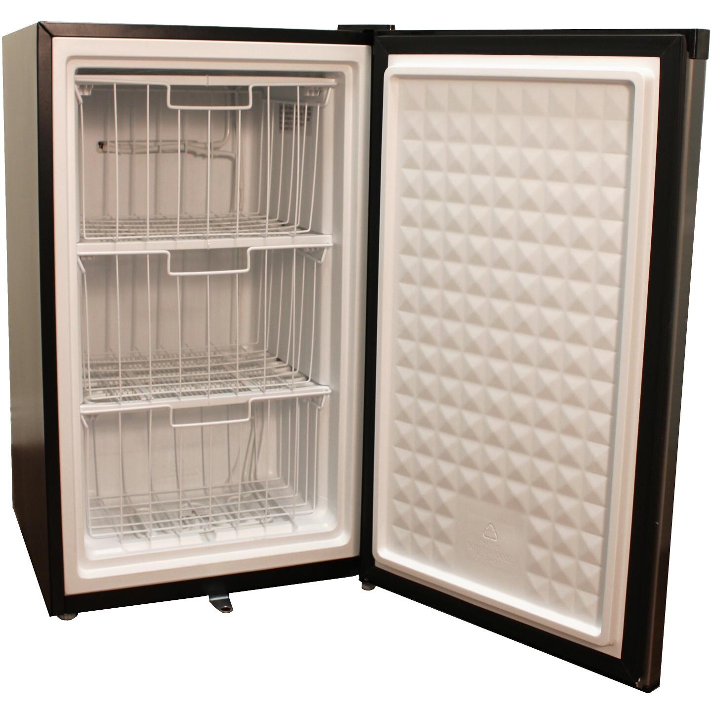 Sunpentown UF-304SS Stainless Steel Freezer - Door Open thumbnail