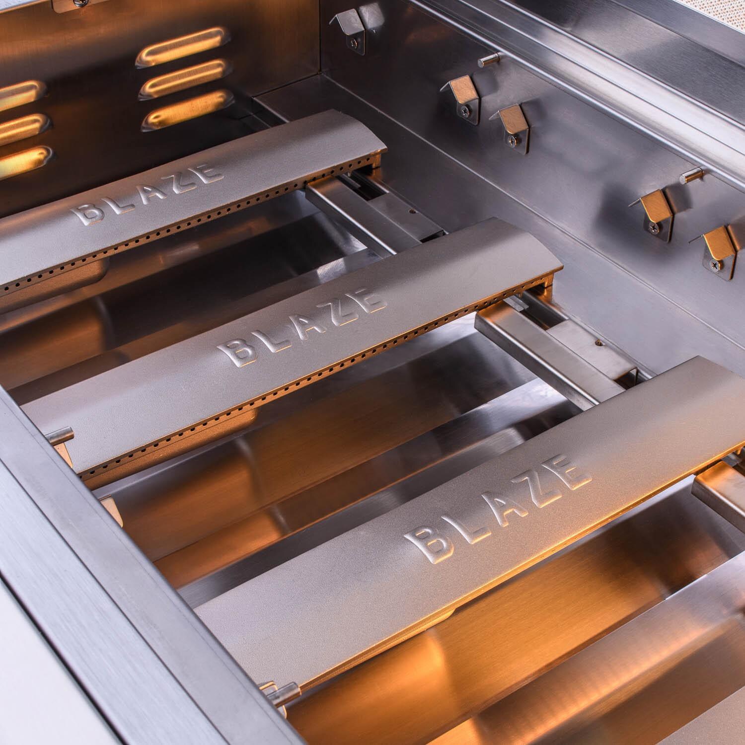 Blaze BLZ-4LTE2-NG Premium LTE 32-Inch 4-Burner Built-In Natural Gas Grill - Cast Stainless Steel Burners thumbnail