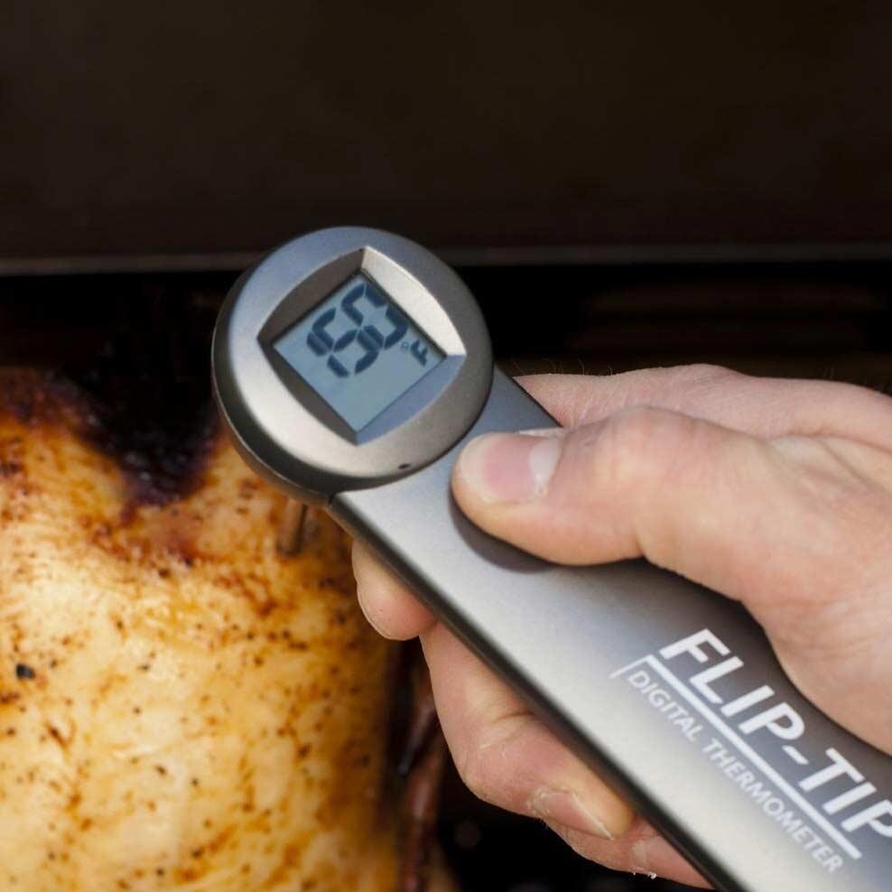 Charcoal Companion Flip-Tip Digital BBQ Thermometer thumbnail