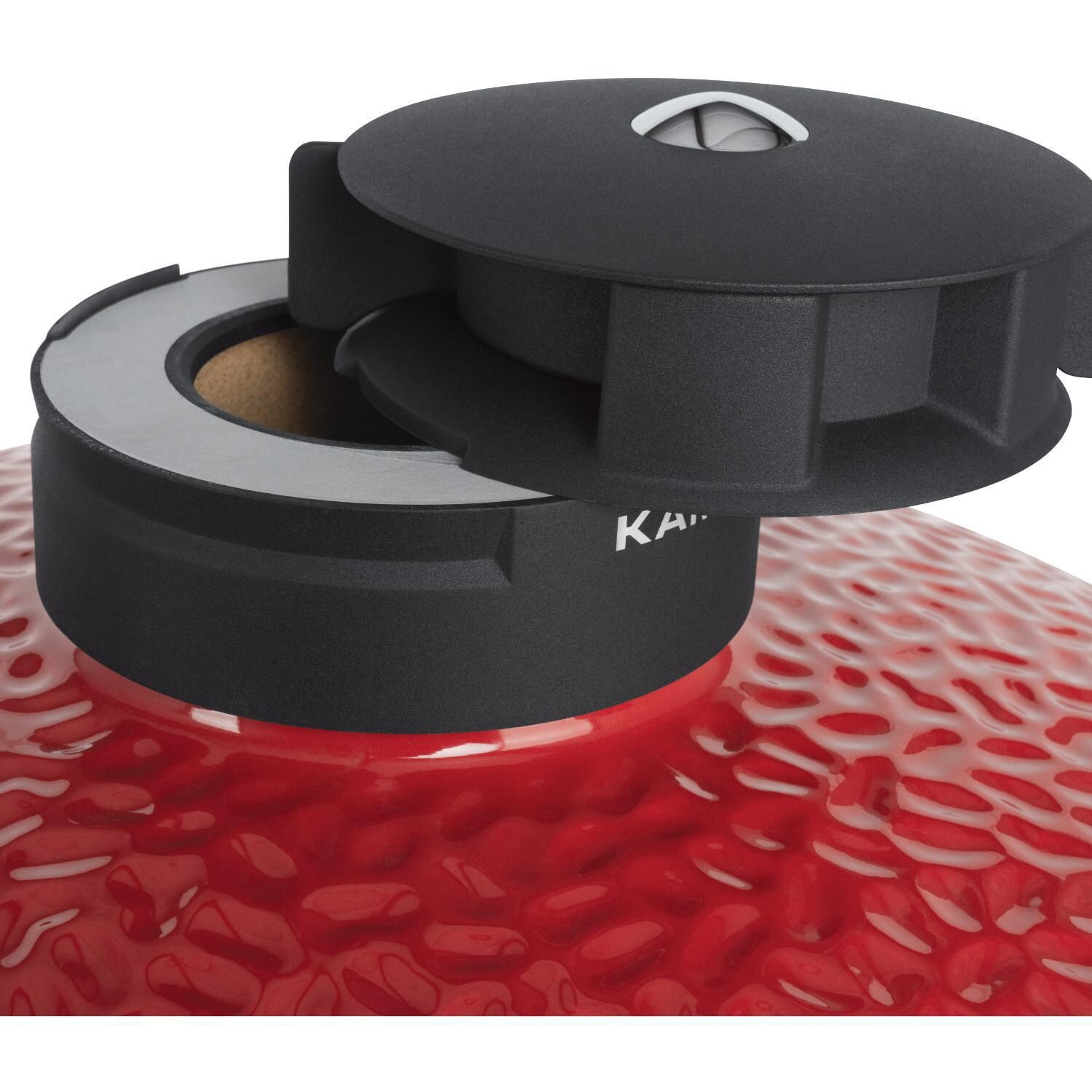 Kamado Joe Big Joe II 24-Inch Stand-Alone Ceramic Grill - Kontrol Tower Top Vent thumbnail