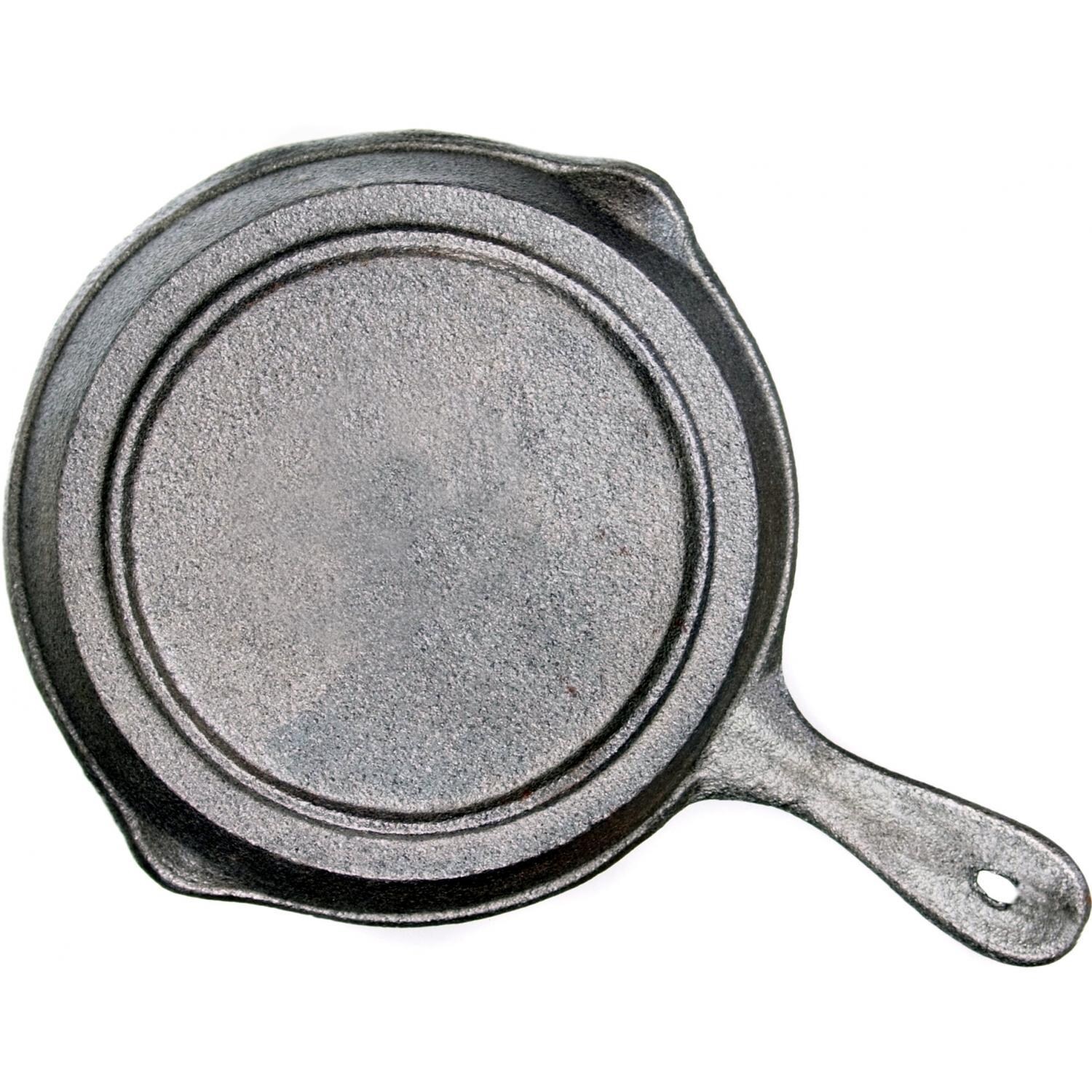 Cajun Cookware Fleur-De-Lis Cast Iron Skillet - Bottom View thumbnail