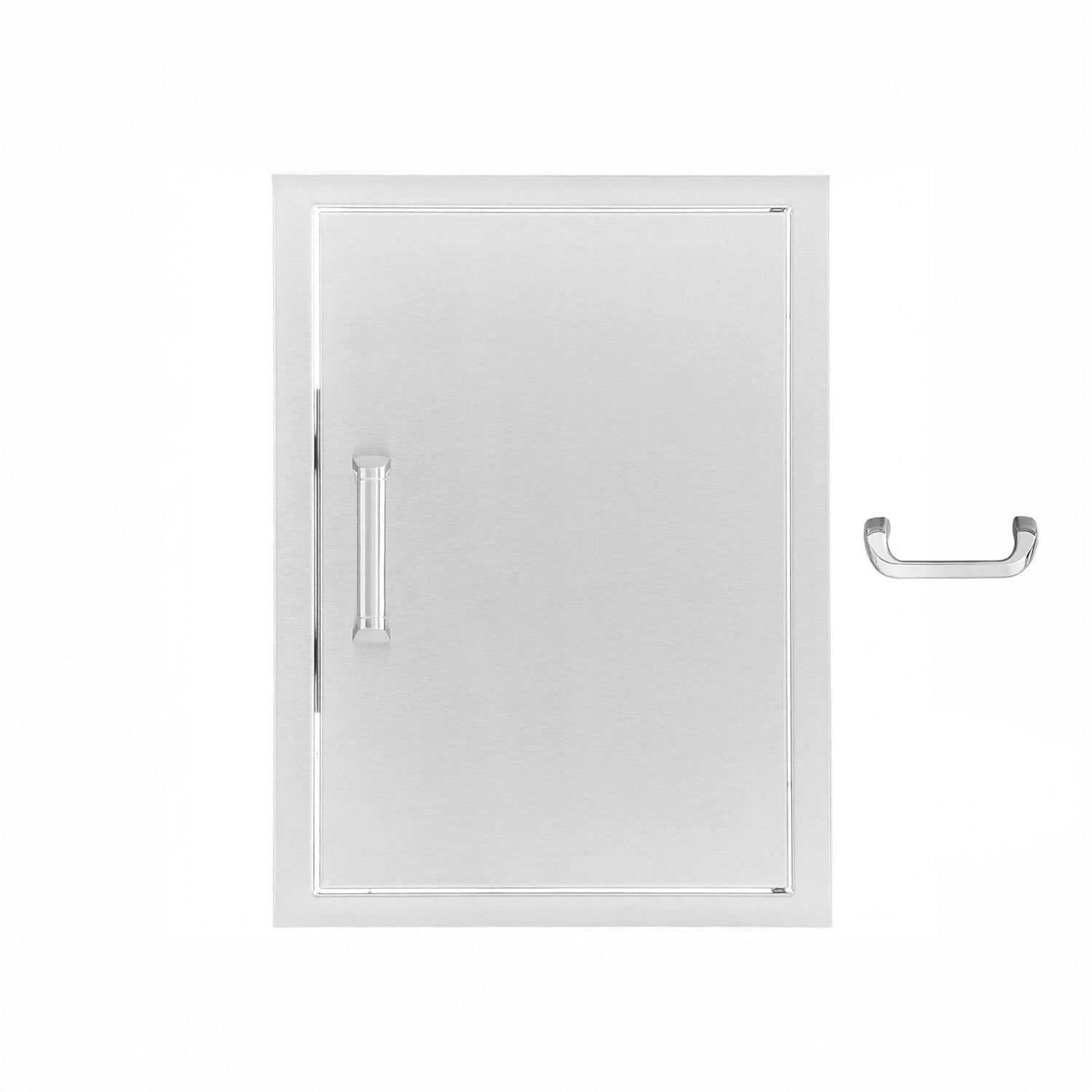 希少 LESS TAILOR ALL IN ONE SS VERSION BBQGuys Signature 18-in Stainless Steel Reversible Single Access