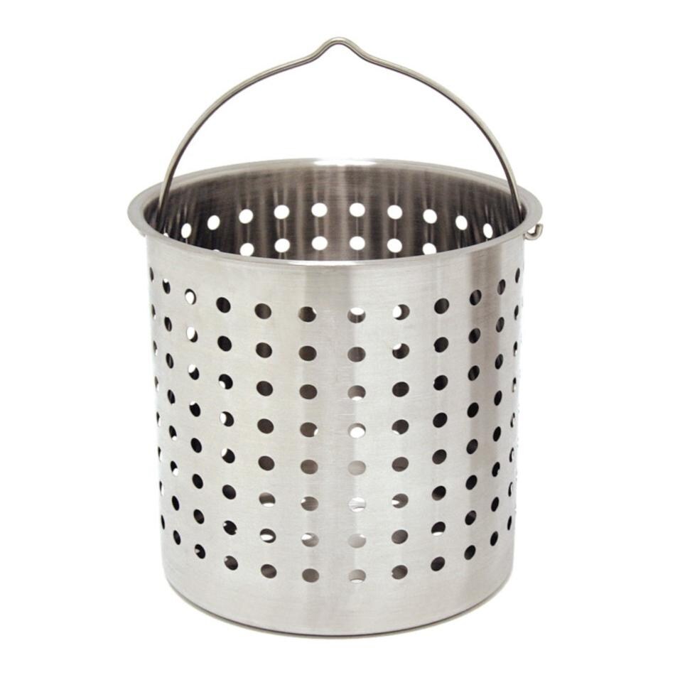 Bayou Classic Baskets 162 Quart Perforated Stainless Steel Fry Basket