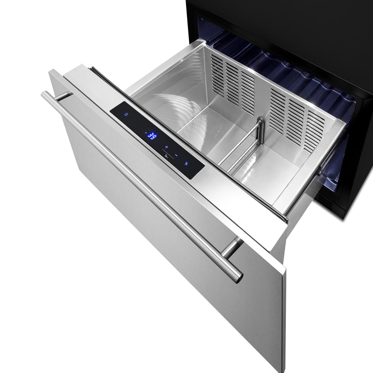 Summit Commercial 24Inch 1.6 Cu. Ft. BuiltIn Drawer Refrigerator