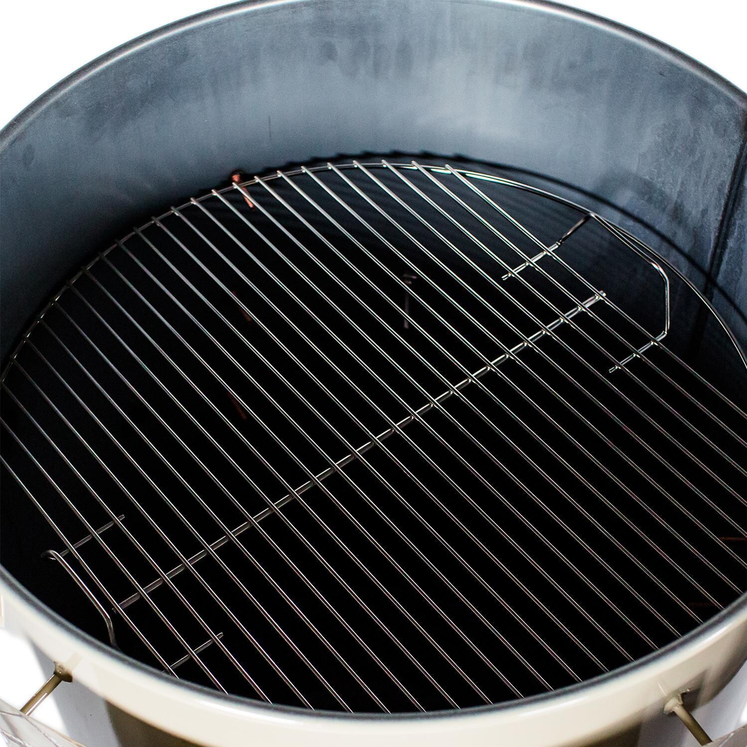 Gateway Drum Smokers 30 Gallon Charcoal BBQ Smoker - Interior View With Cooking Grate thumbnail