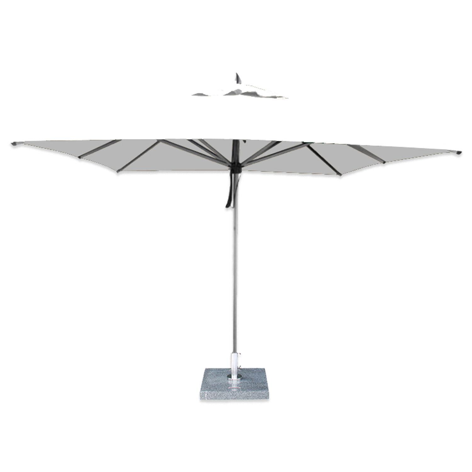 Bambrella Hurricane 8.5 Ft. Square Market Umbrella - Ice White thumbnail