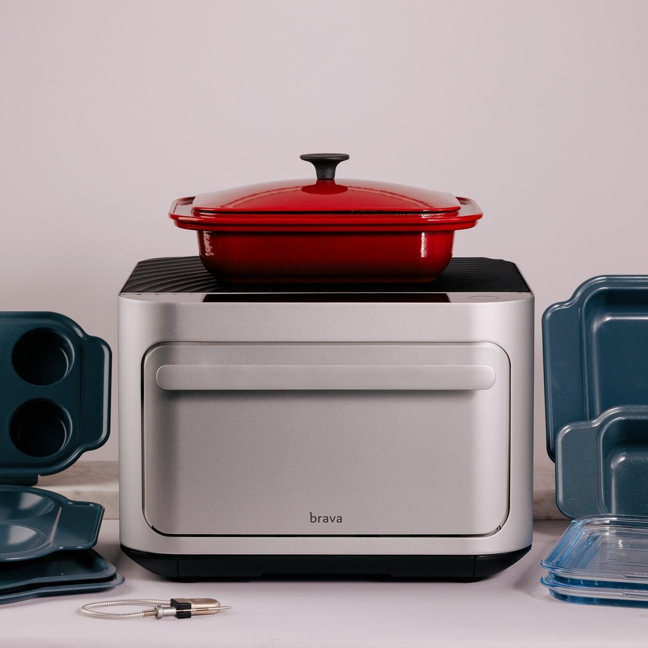 Brava 10In1 Touchscreen Countertop Smart Oven Chefs Choice Set