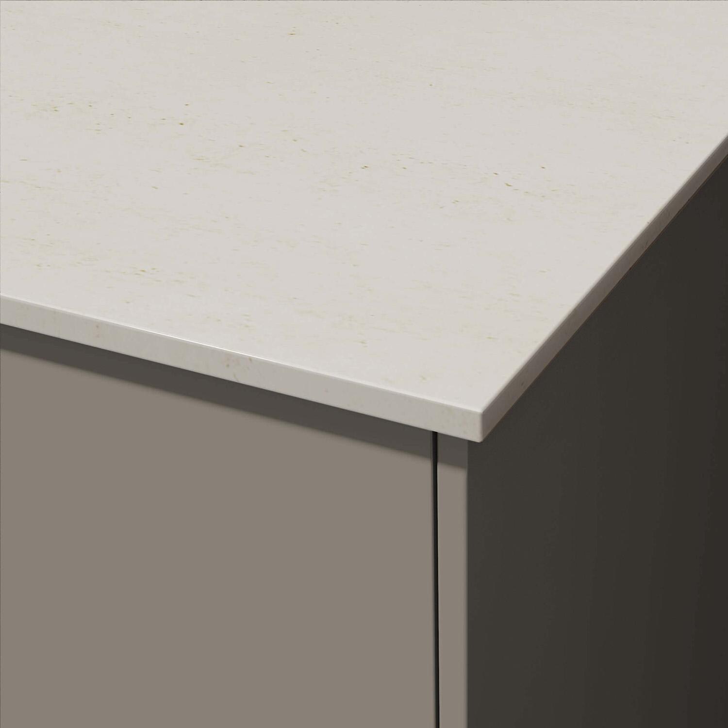 Urban Bonfire Danae Countertop & Clay Finish Closeup