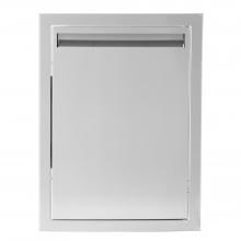 BBQGuys.com Aspen Series 14-Inch Stainless Steel Right-Hinged Single Access Door - Vertical