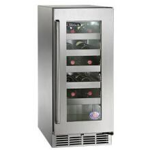 Perlick Signature Series 15-Inch 20 Bottle Right Hinge Outdoor Rated Wine Reserve - HP15WO-3-3R image