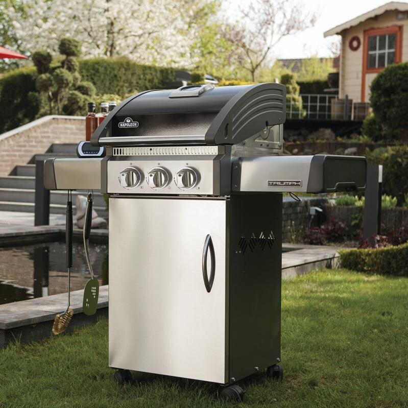 Napoleon Triumph T325SB Freestanding Gas Grill - On the Patio thumbnail