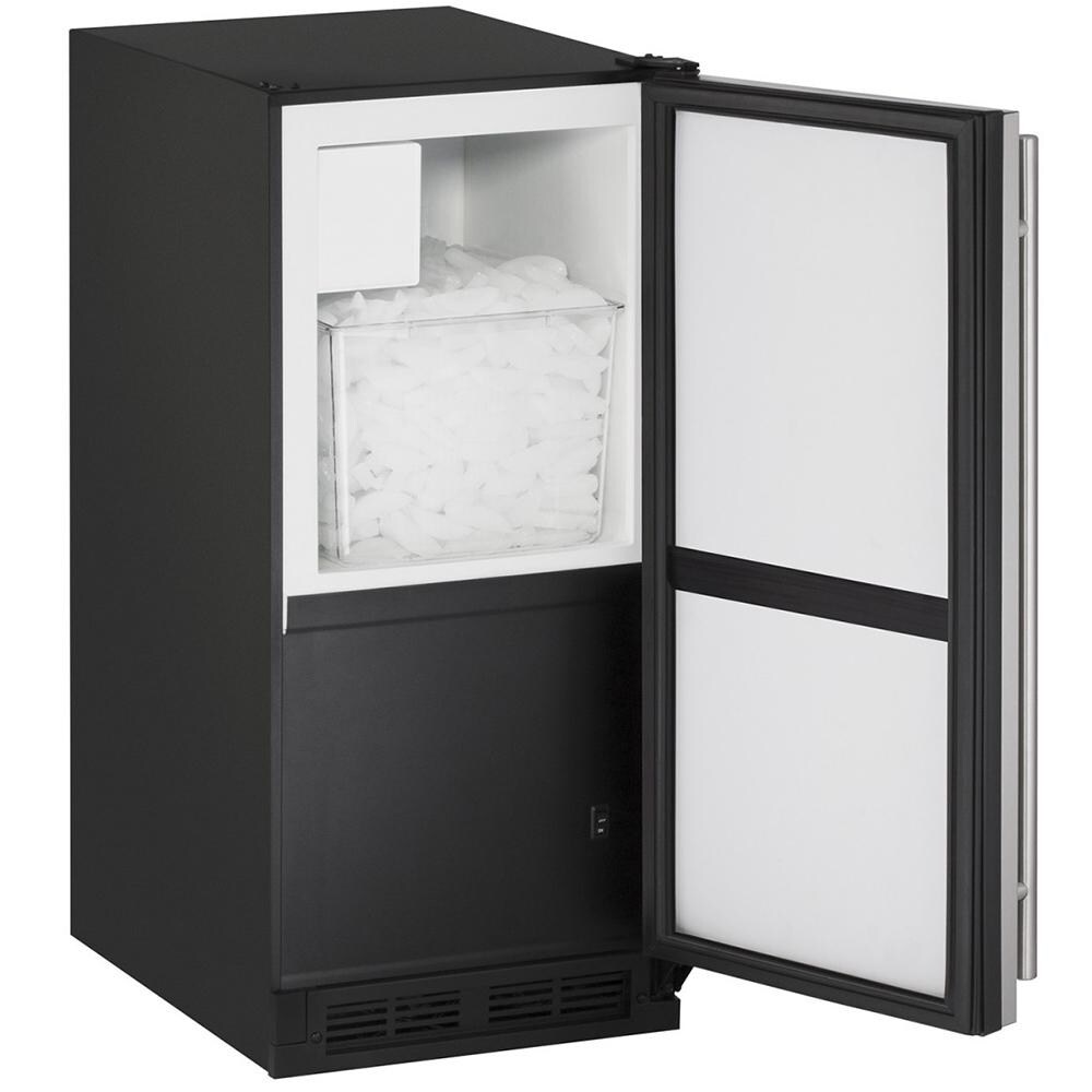 U-Line 15-Inch 25 Lb. Built-In Ice Maker - Open View thumbnail