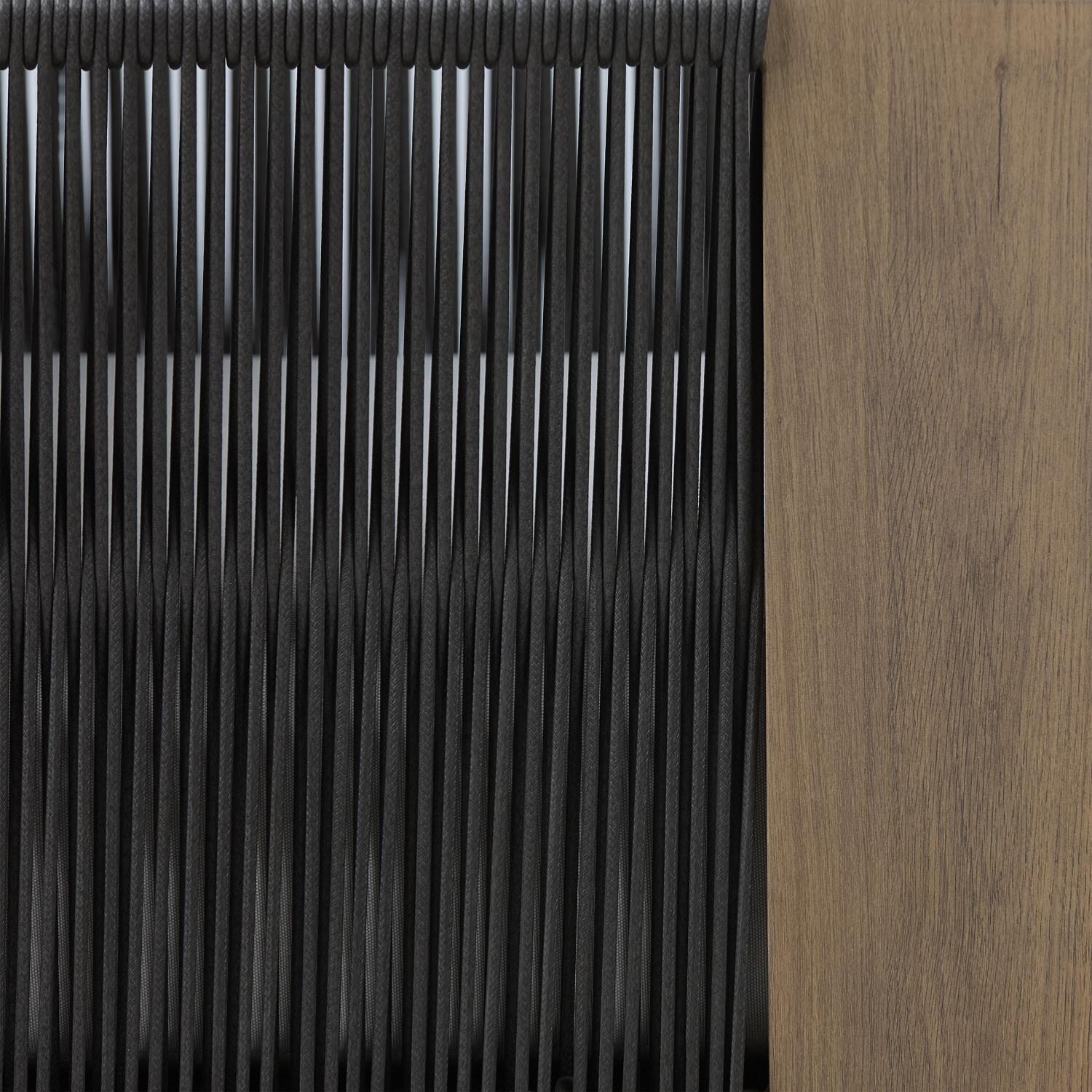 Heritage Aluminum Club Chair in Beechwood by Lakeview Outdoor Designs - Wicker & Powder-Coated Aluminum - Swatch thumbnail