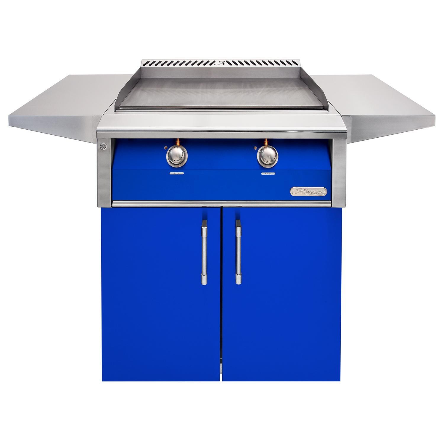 Alfresco Grills AXE-30GTC-NG-S5002 Alfresco 30-Inch Natural Gas Griddle with Cart in Ultramarine Blue thumbnail