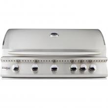 Summerset Sizzler 40-Inch 5-Burner Built-In Propane Gas Grill With Rear Infrared Burner - SIZ40-LP