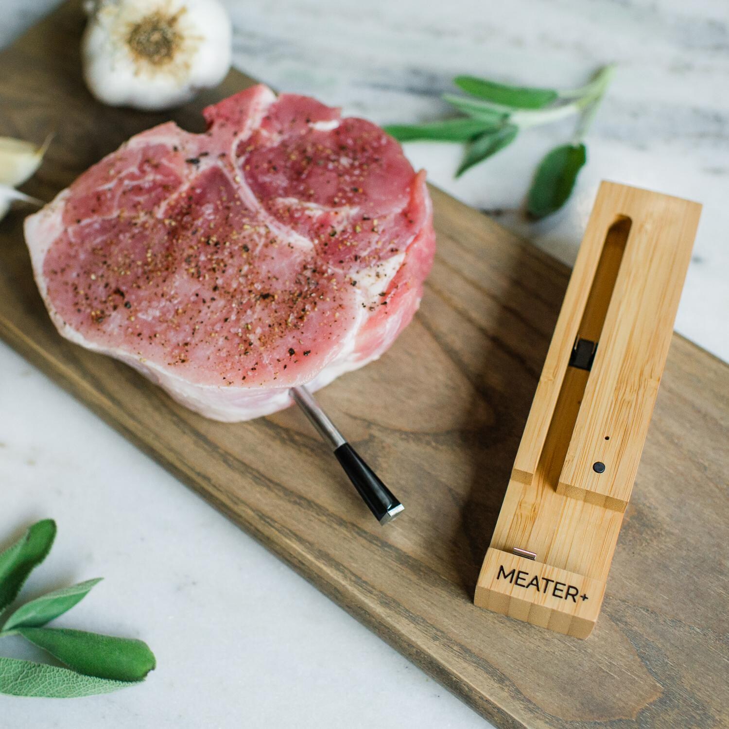 MEATER - meater+ - Extended Range Wireless Bluetooth Smart Meat Thermometer - Setting Up A Pork Cook With MEATER+ thumbnail
