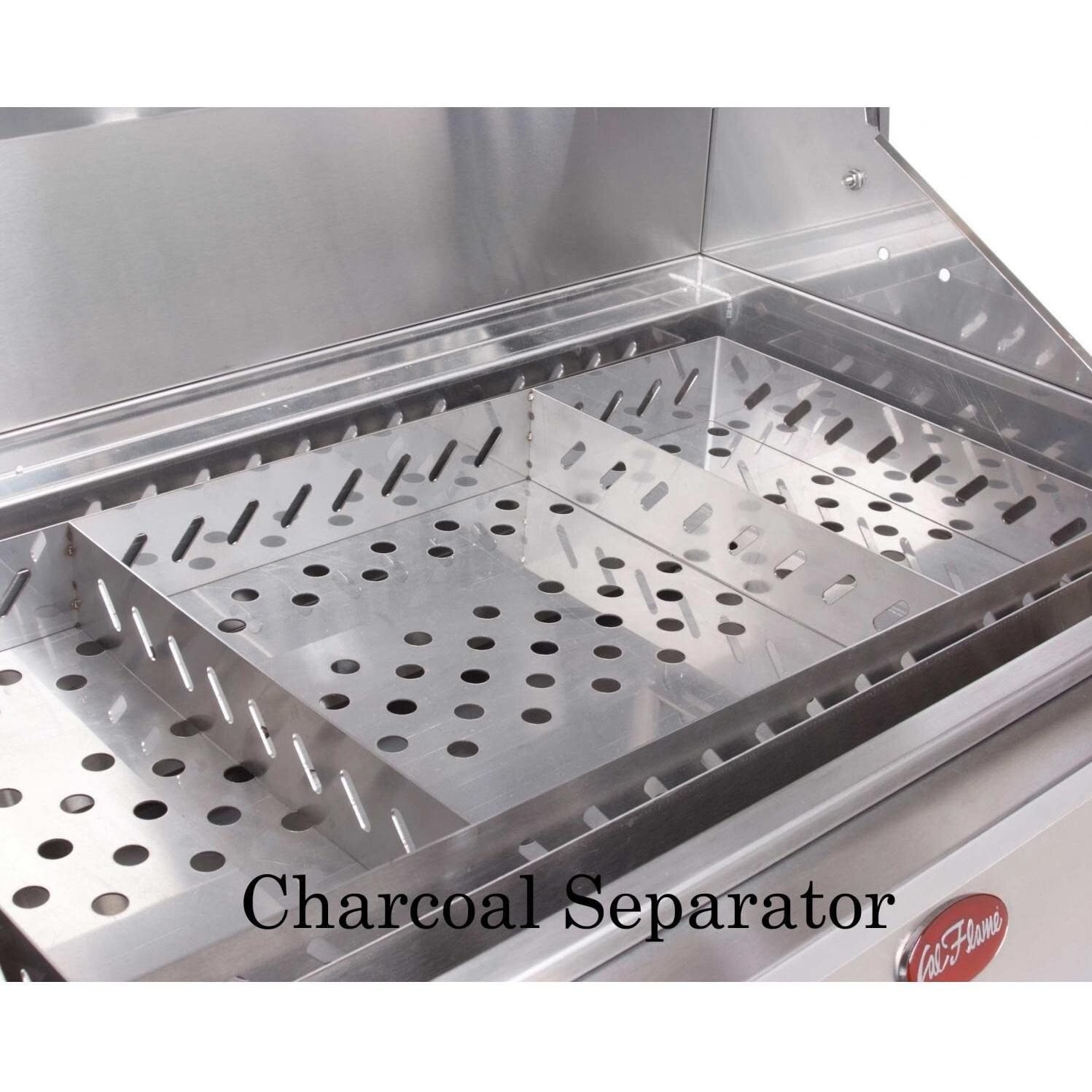 Cal Flame G-Charcoal Built-In Charcoal Grill - Charcoal Separator thumbnail
