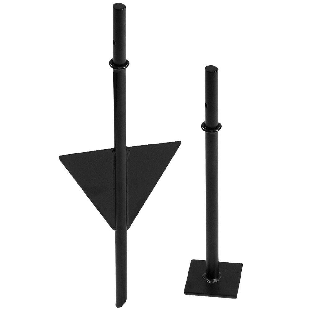 Ultimate Patio Steel Dual Fire Pit Campfire Cooking Grill System - Base thumbnail