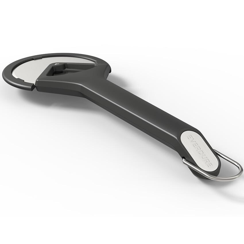 Everdure EPCUTTER Pizza Cutter Wheel - Angled View 2 With Cover thumbnail