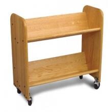 Rol-Rack Natural Oak-Tilted Shelves image