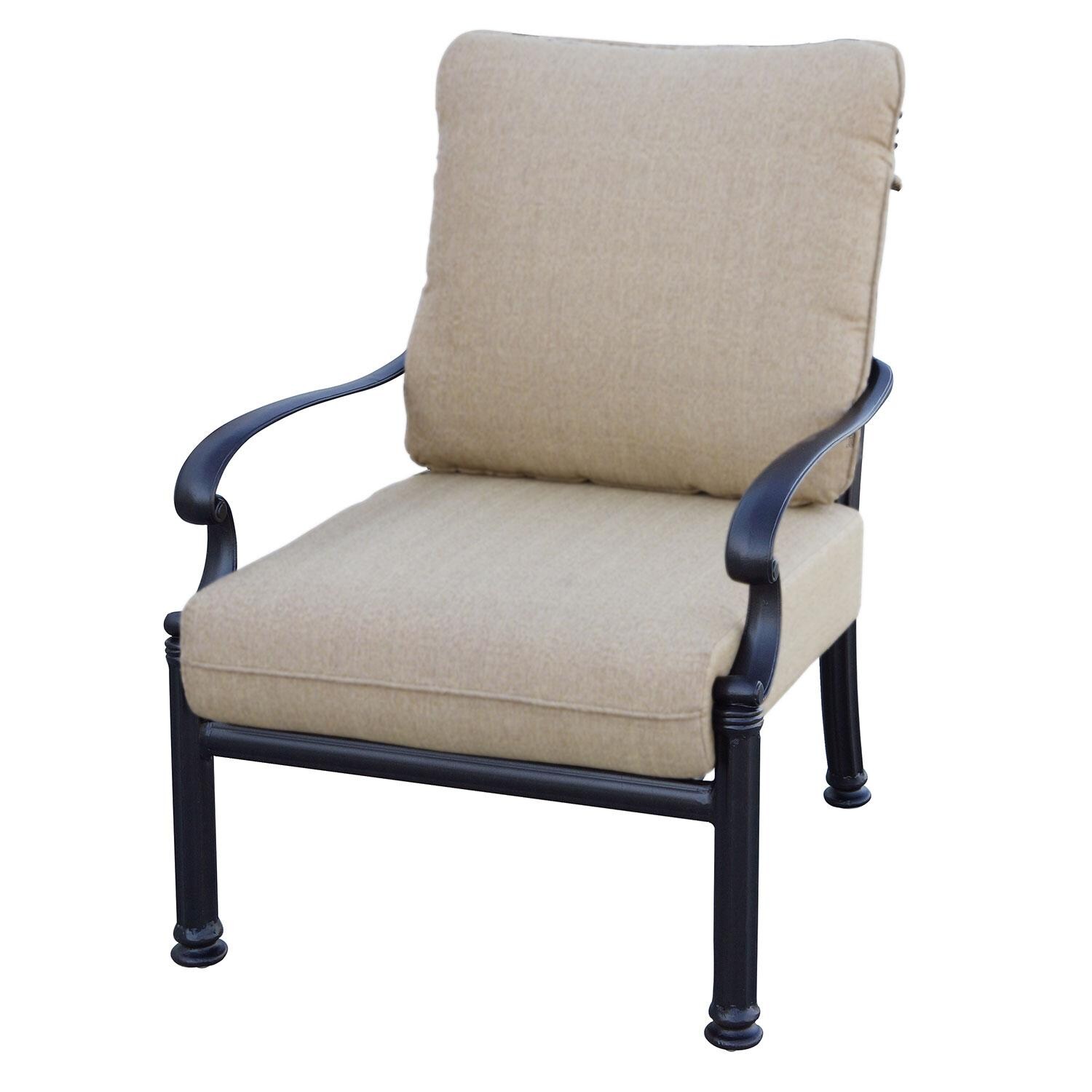 Darlee B/201018-1 / CUSHION Santa Barbara Deep Seating Patio Lounge Chair - White Background thumbnail