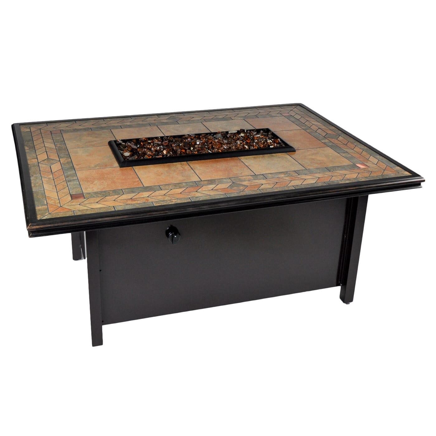 Tretco 50-Inch Panama Rectangular Liquid Propane Aluminum ...