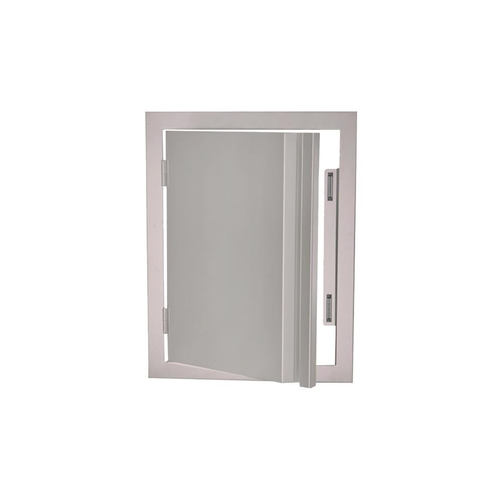 RCS VDV1SCL Valiant 17 Inch Soft Close Left Hinge Vertical Door - Open - White Background thumbnail