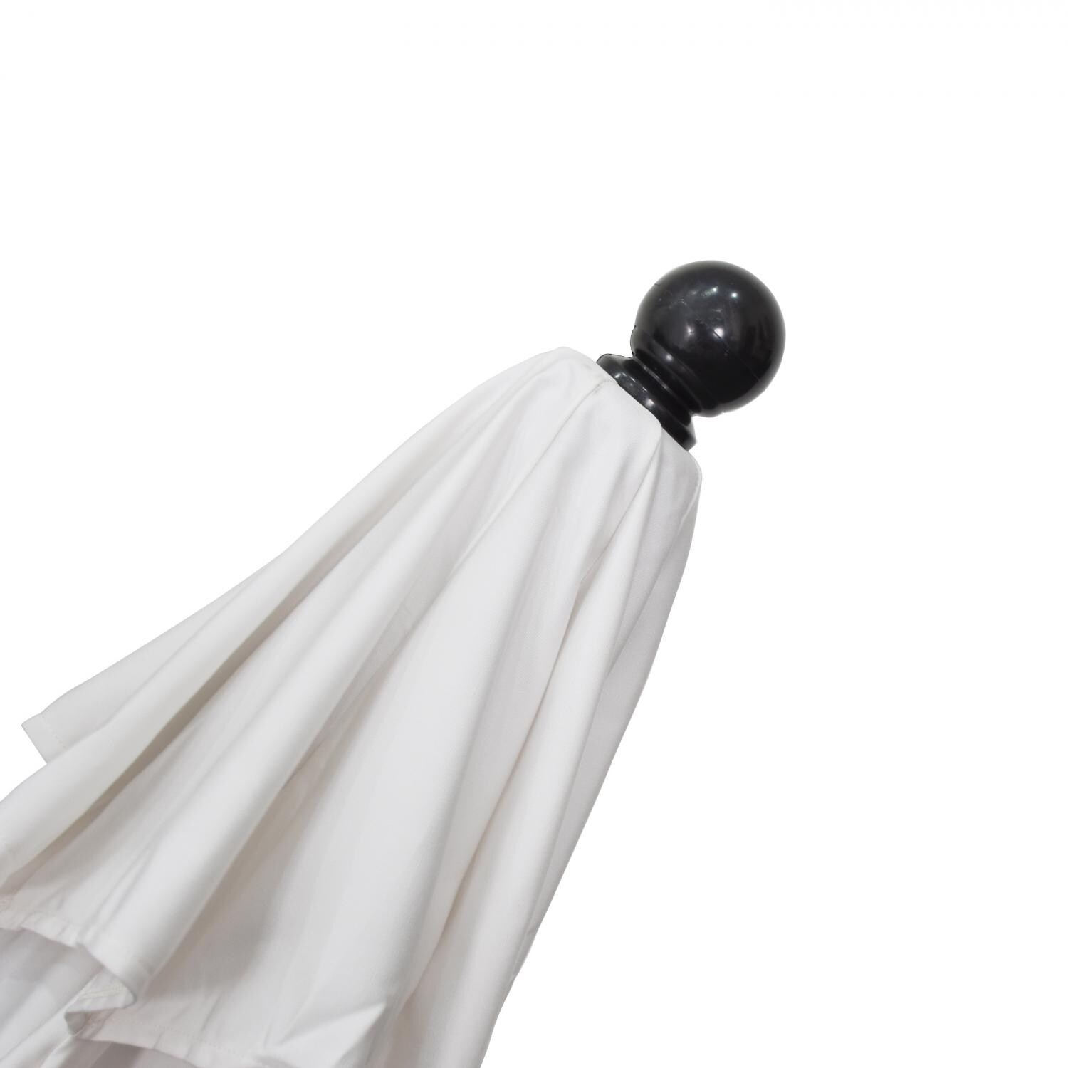 California Umbrella Oceanside Side 9 Ft Octagonal Fiberglass Patio Umbrella W/ Push Lift - Finial Detail thumbnail