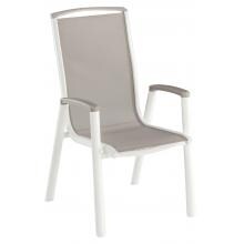 KETTLER Vista Aluminum Patio Stackable Dining Arm Chair image