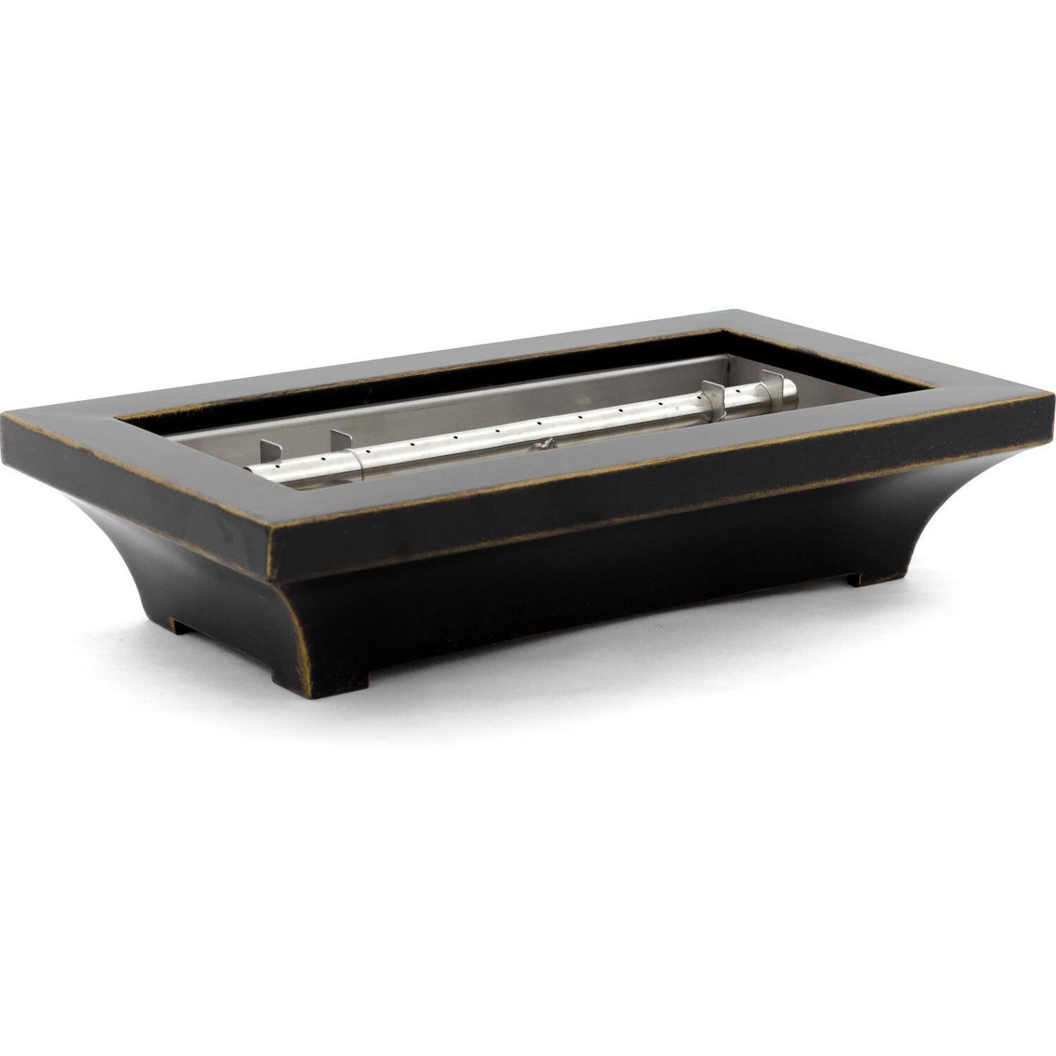 BBQGuys Signature Series Lavelle 18-Inch Table-Top Natural Gas Fire Pit - Oil Rubbed Bronze thumbnail